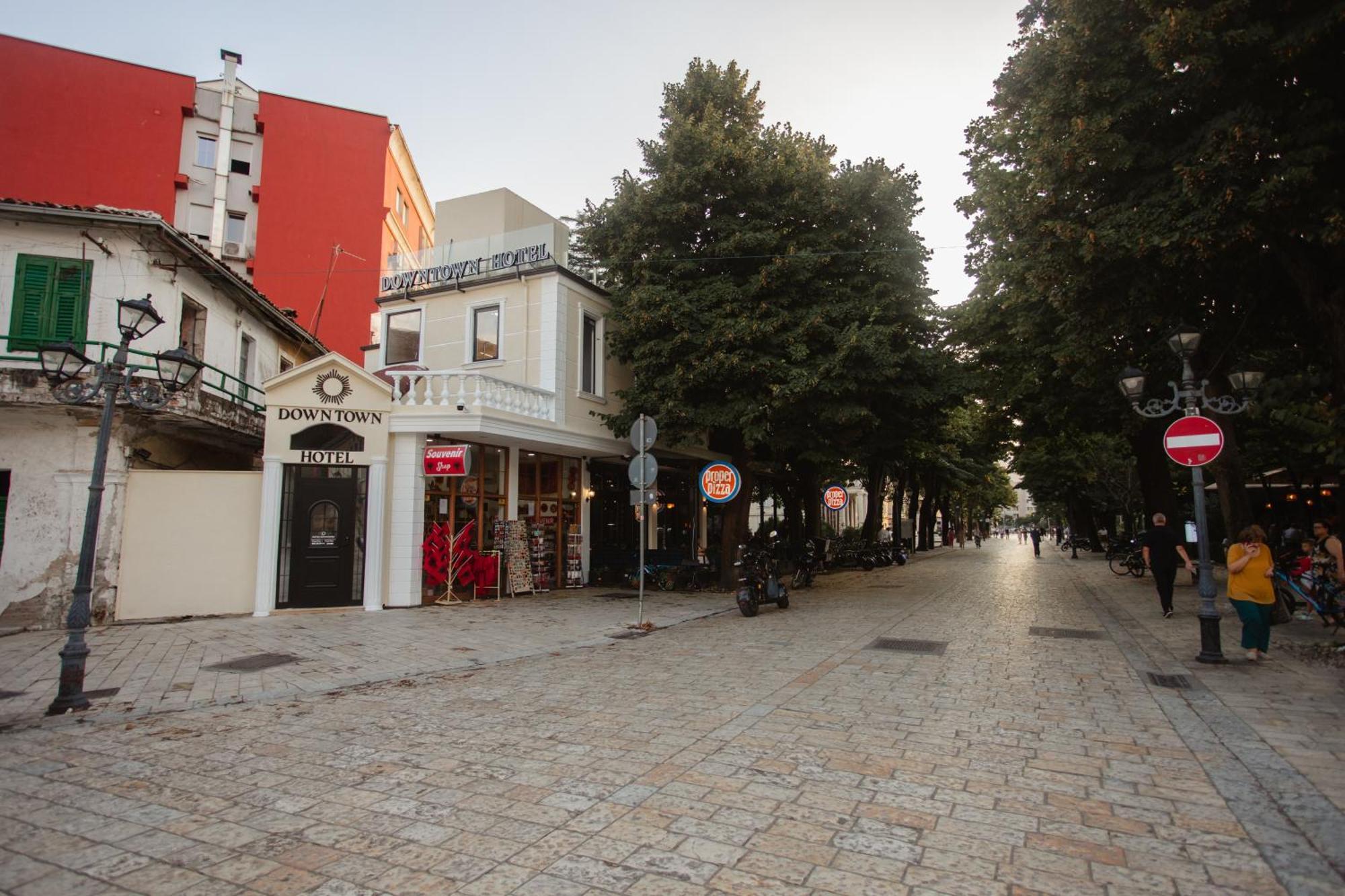 Downtown Hotel Shkodra Exterior foto