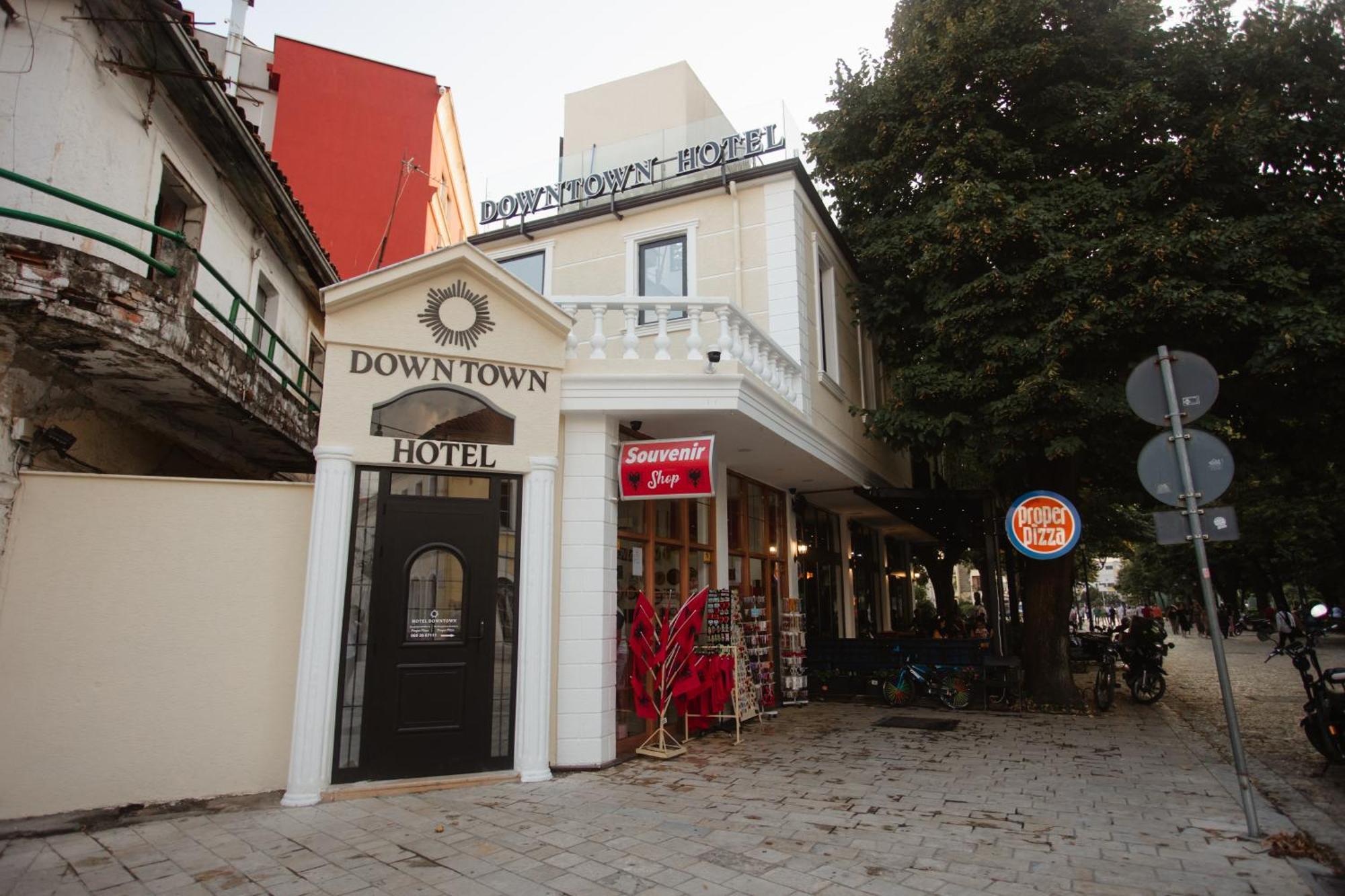 Downtown Hotel Shkodra Exterior foto