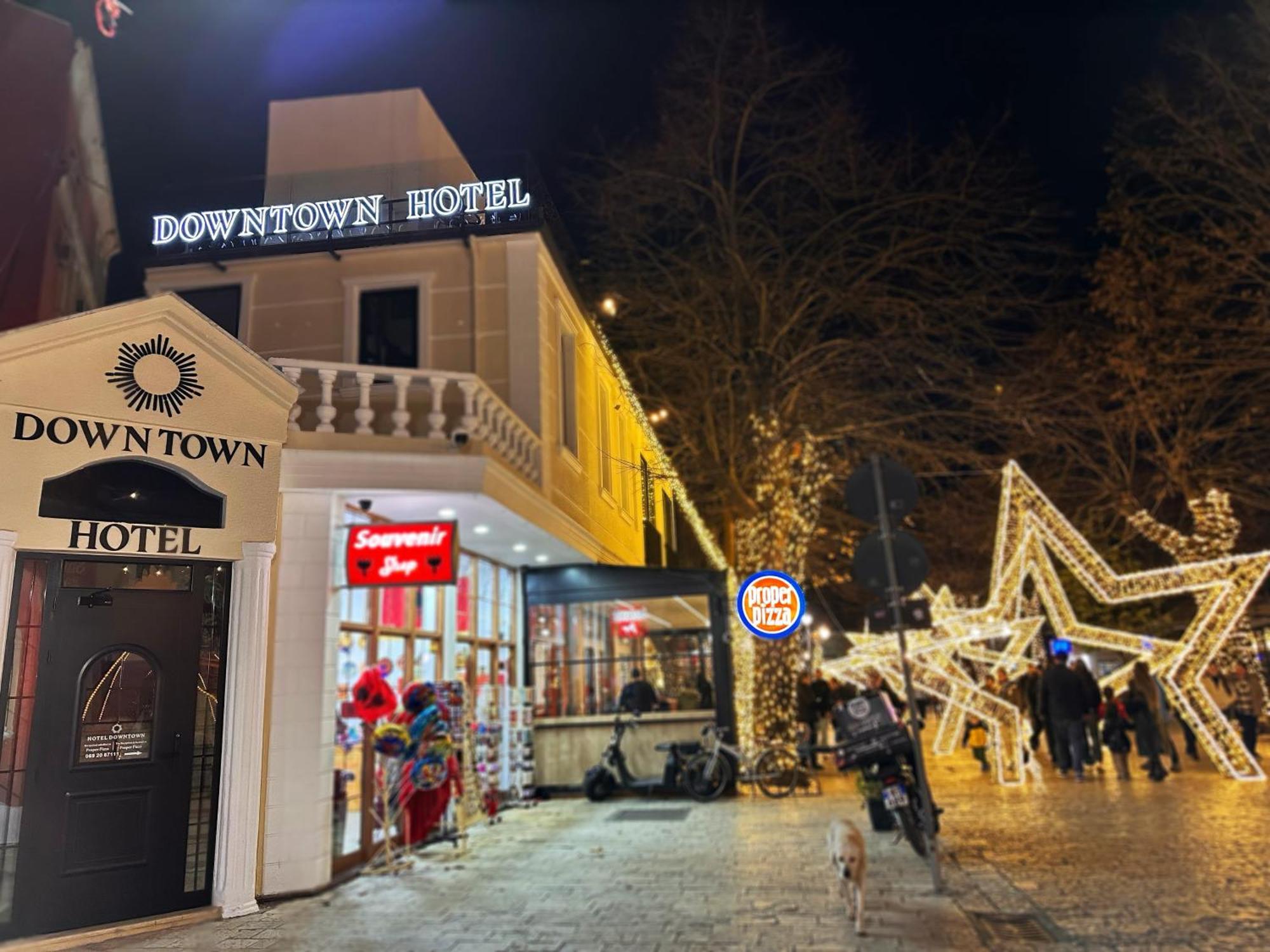 Downtown Hotel Shkodra Exterior foto